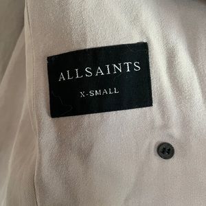 All saints spring dusty rose trench coat